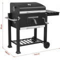 Grand chariot de chariot portable Grill BBQ